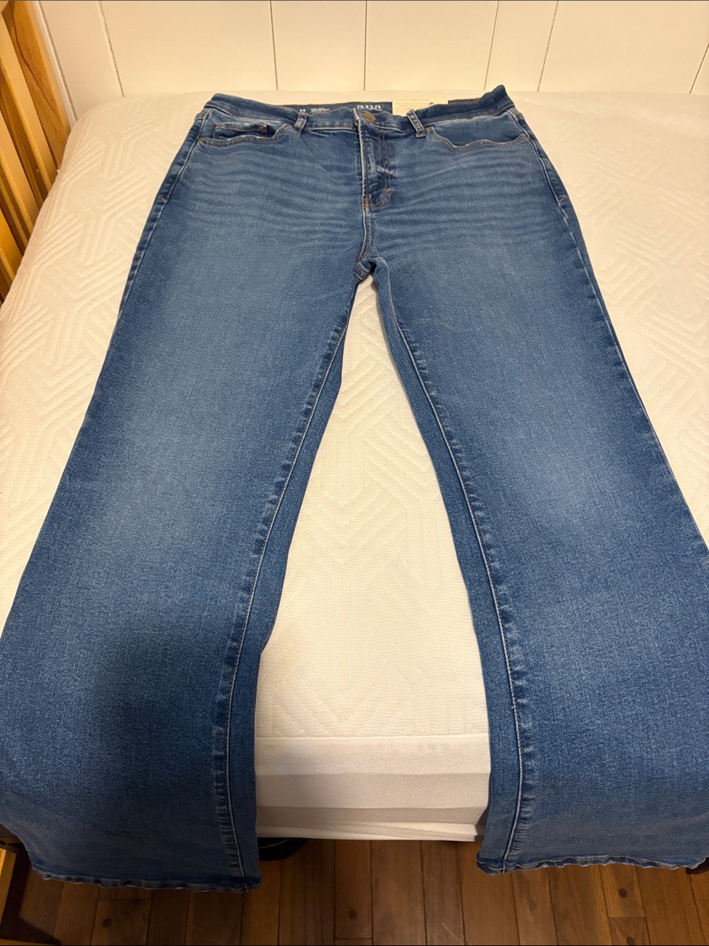 a.n.a Women's Medium Blue Bootcut Jeans